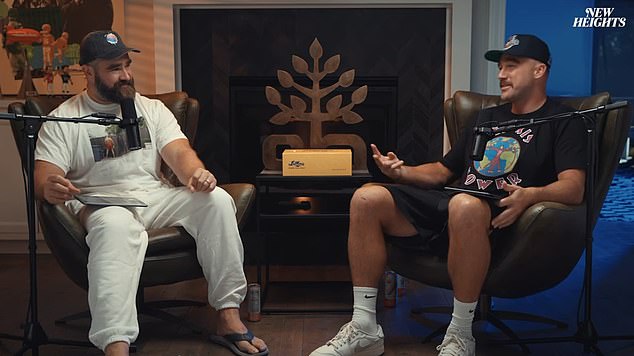 Travis and Jason Kelce spoke their minds about the NFLPA's push to keep reporters out of locker rooms on the latest episode of their New Heights podcast