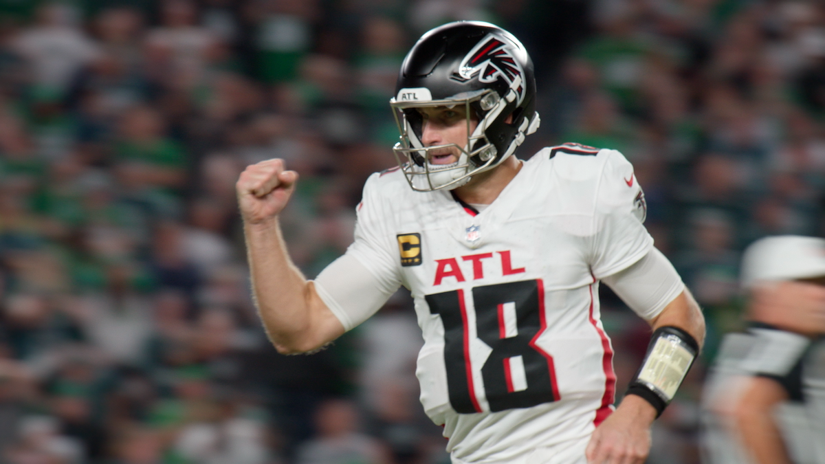 Kirk Cousins during a game.