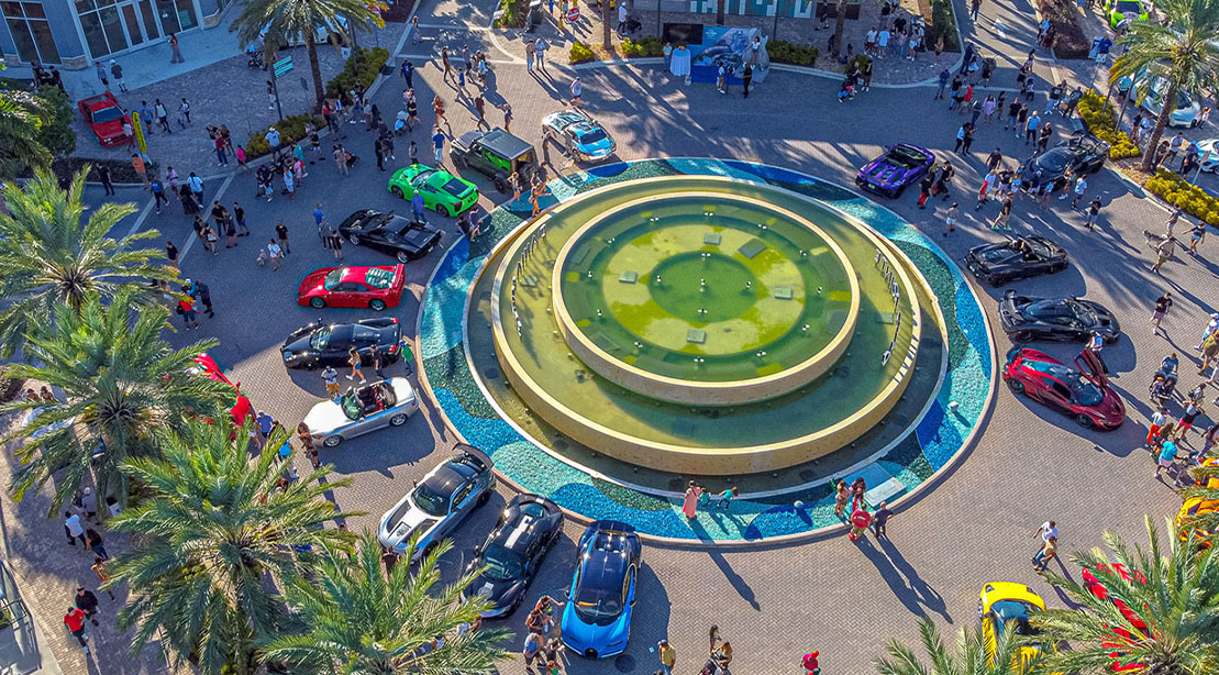 Dania Pointe Car Show in Florida