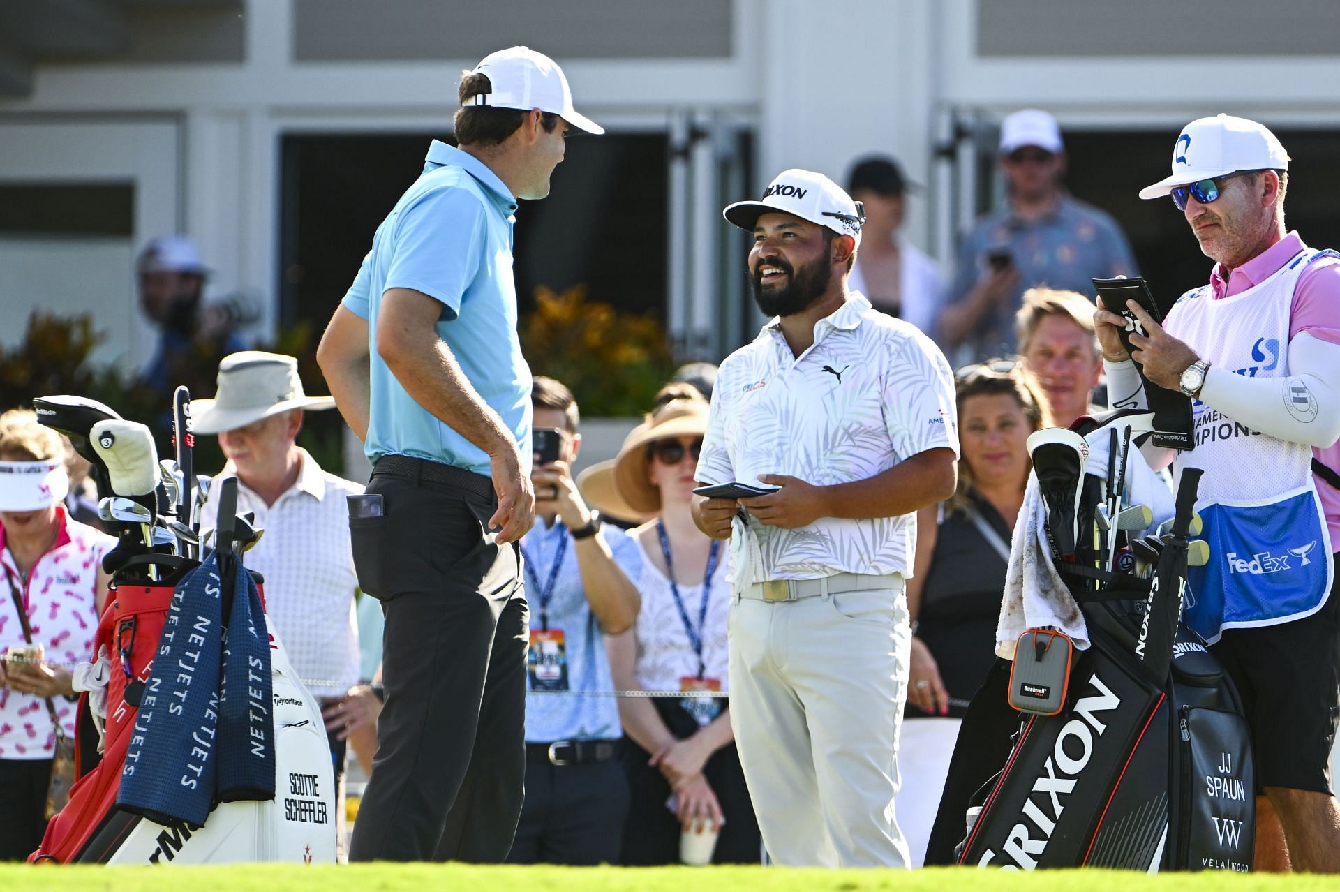 Scottie Scheffler and J.J. Spaun- Source: Getty