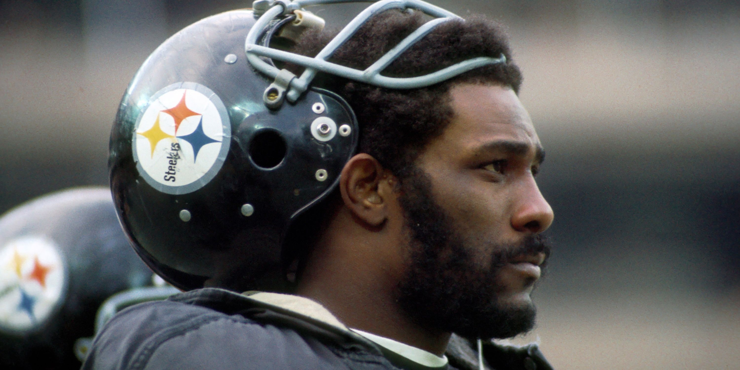 Pittsburgh Steelers defensive tackle Mean Joe Greene. 