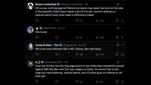 NFL fans are divided and everyone’s defending their guy like it’s a playoff game