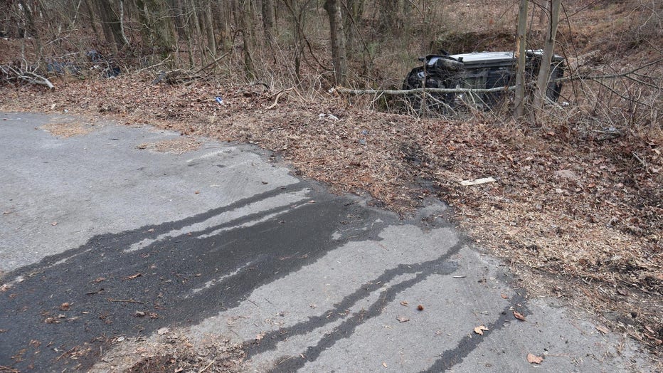 Pat and Walt Carper both remain hospitalized after this crash off West Rock Quarry Road on Feb. 4. Pat suffered oxygen deprivation and broken ribs; Walt suffered a brain injury, according to their daughter, Heidi Rutledge.