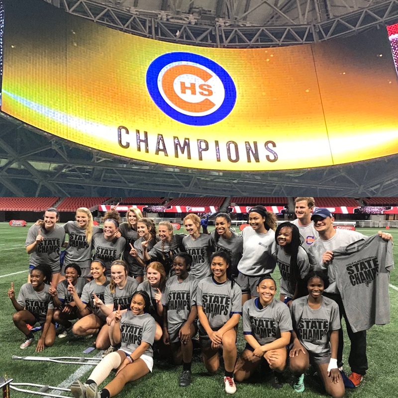 Georgia girls flag football