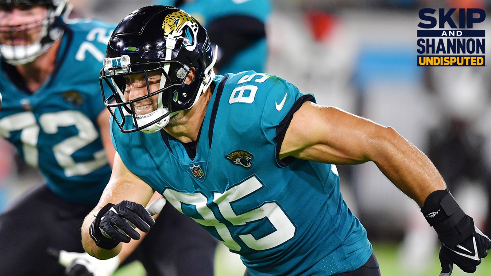 Skip Bayless defends Tim Tebow's failed block attempt in preseason debut with the Jaguars I UNDISPUTED