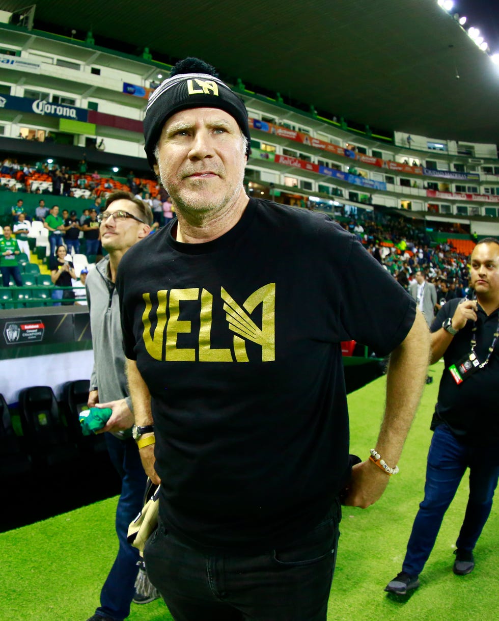 will ferrell walking the sideline of a soccer match
