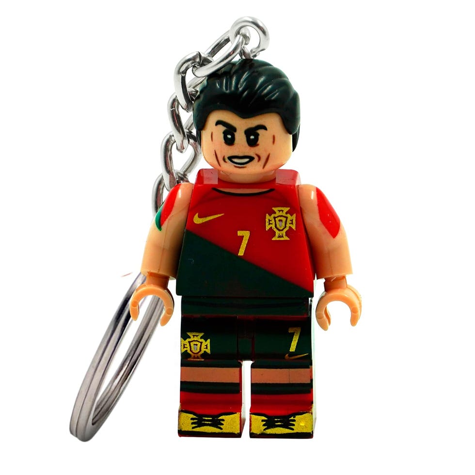 Cristiano Ronaldo Block Keychain