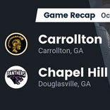 Football Recap: Chapel Hill Takes a Loss