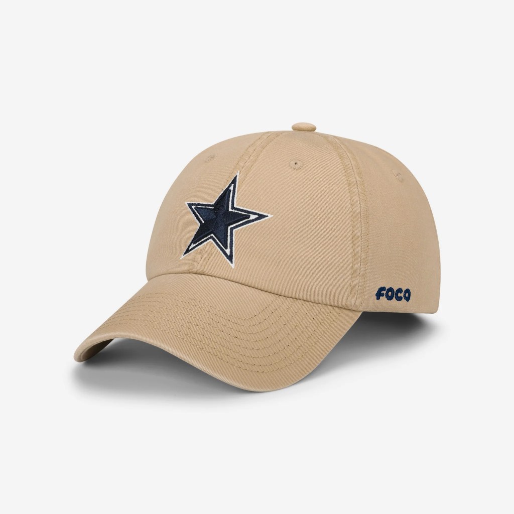 khaki dallas cowboys foco hat