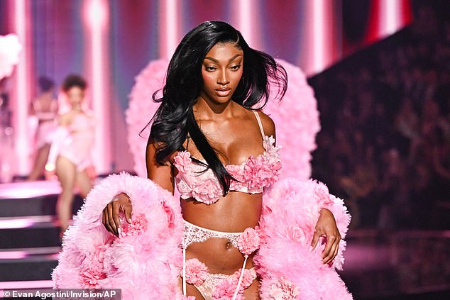 Angel Reese stole the show at the Victoria's Secret show in New York on Wednesday night