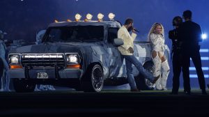 Post Malone and Beyoncé perform