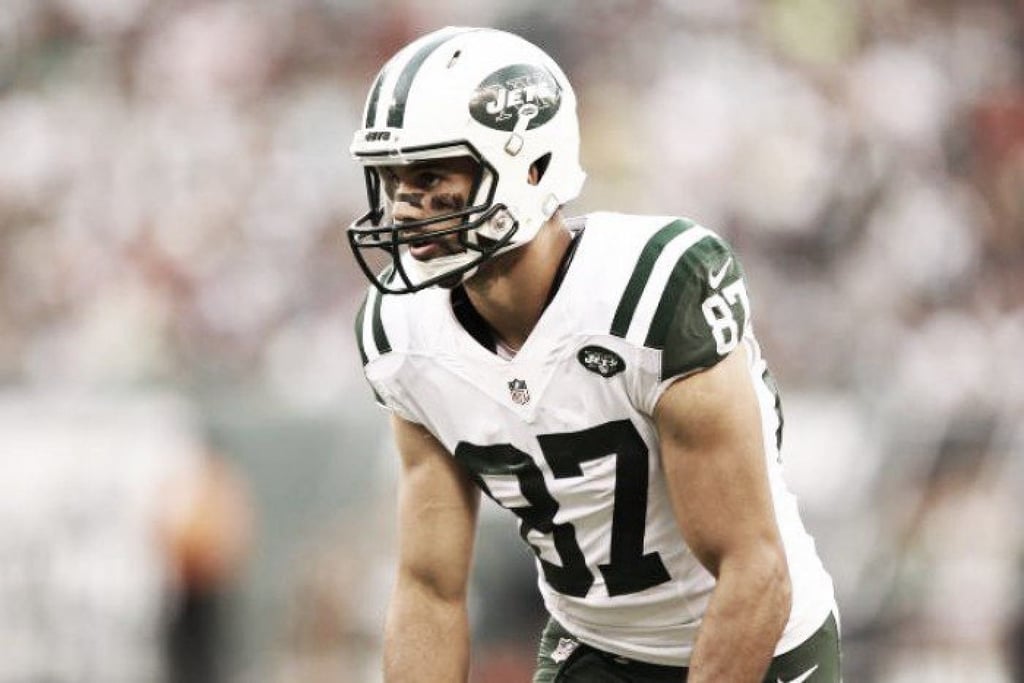 Eric Decker announced leaving the New York Jets NFL team on June 6, 2017. Photo: @VAVEL_USA/X
