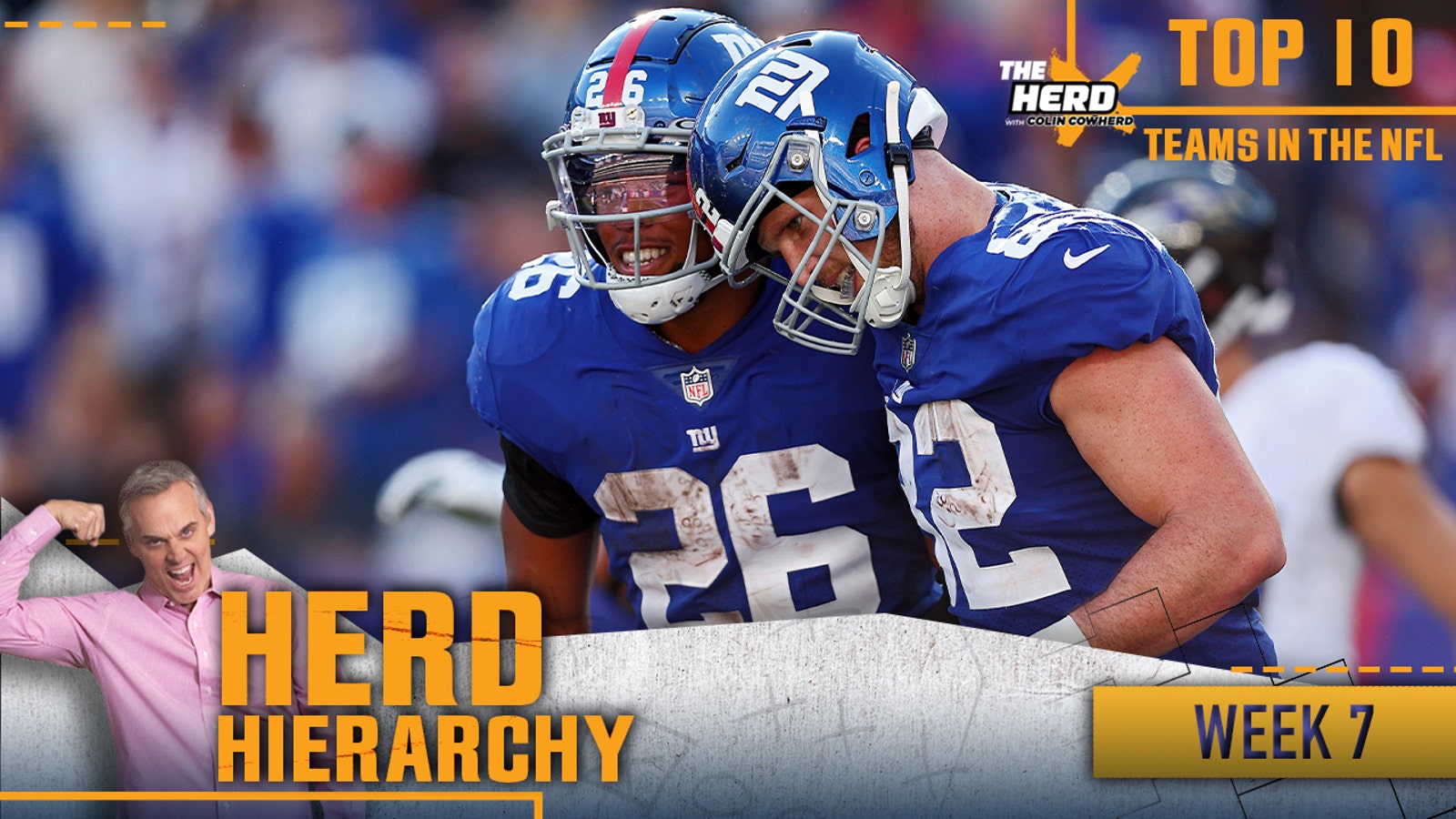 Giants, Patriots highlight Colin's top 10