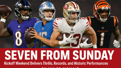 NFL Week 2 delivered drama and history