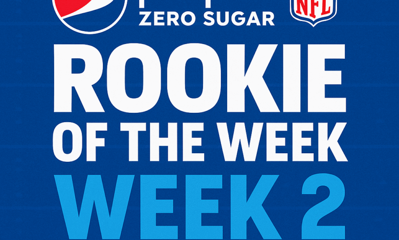 Pepsi Zero Sugar Rookie of the Week - Week 2 Nominees Announced