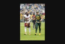 Archival photograph: Landon Collins and Jordan Love OCT2021