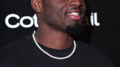 Archival full-frame portrait of Laquon Treadwell at an event in Scottsdale, Arizona, in 2023