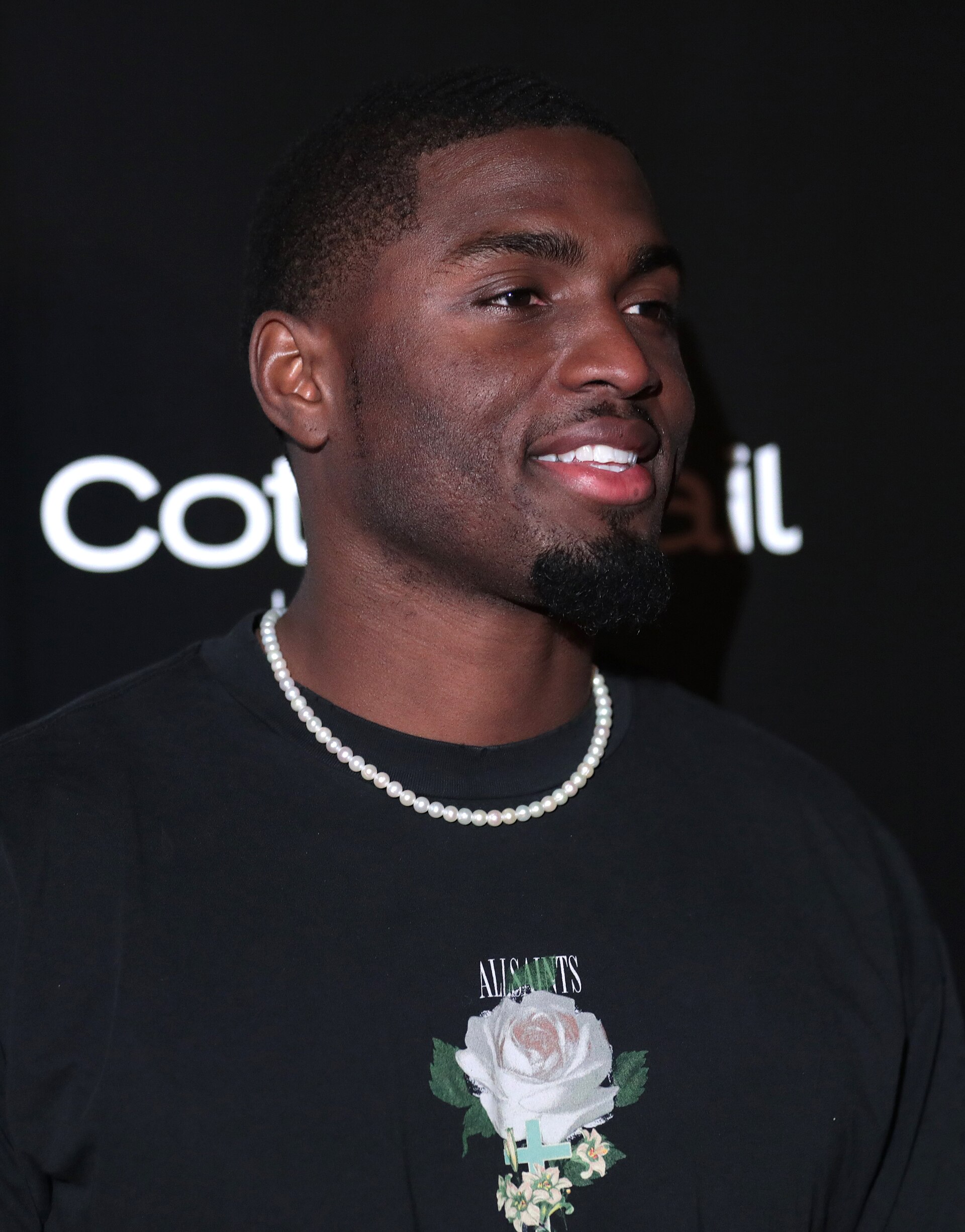 Archival full-frame portrait of Laquon Treadwell at an event in Scottsdale, Arizona, in 2023