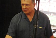 Archival 2006 photograph of Mike Ditka during Chicago Navy Week