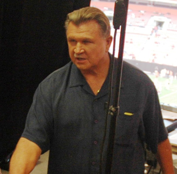 Archival 2006 photograph of Mike Ditka during Chicago Navy Week