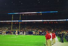 Archival full-frame interior photograph of NRG Stadium in Houston