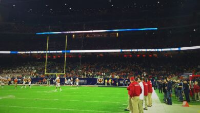 Archival full-frame interior photograph of NRG Stadium in Houston